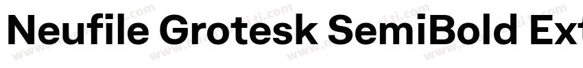Neufile Grotesk SemiBold Extended字体转换